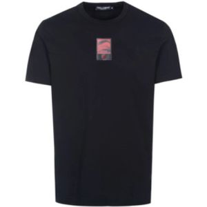 Dolce & Gabbana - Eye T-shirt - Zwart - Katoen - Korte Mouwen