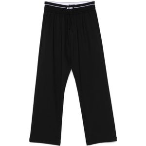 Msgm - Broeken - Zwart - Wol