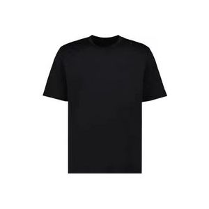 Fendi Staff Only Bedrukt Logo T-shirt , Black , Heren , Maat: L