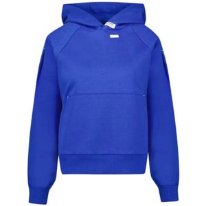 Ader Error, Heren, Sweatshirts & Hoodies, Blauw, Maat: S Katoen,