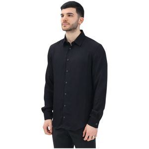 Patrizia Pepe, Heren, Overhemden, Zwart, Maat: XL