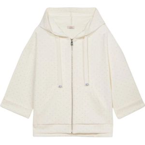 Oltre, Dames, Sweatshirts & Hoodies, Wit, Maat: XS Modal,