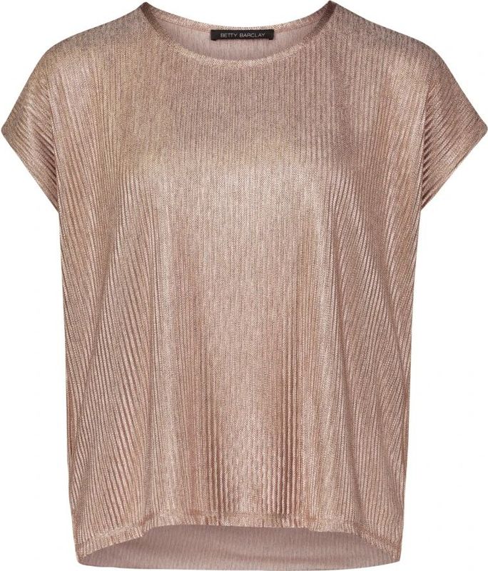 Betty Barclay - T-shirt - Zwart - Materiaalmix met Stretch