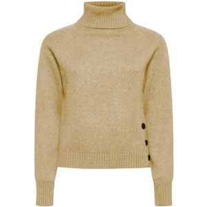 Silvian Heach, Dames, Truien, Beige, Maat: L Viscose,