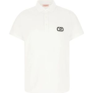 Valentino Garavani, Heren, Tops, Wit, Maat: S Katoen,