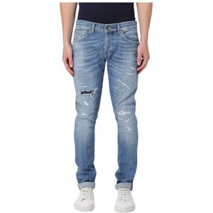 Dondup, Heren, Jeans, Blauw, Maat: W31 Katoen,