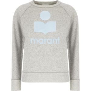 Marant étoile, Dames, Sweatshirts & Hoodies, Grijs, Maat: XS Katoen,