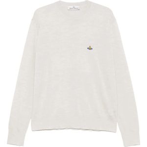 Vivienne Westwood, Heren, Truien, Grijs, Maat: M Wol,