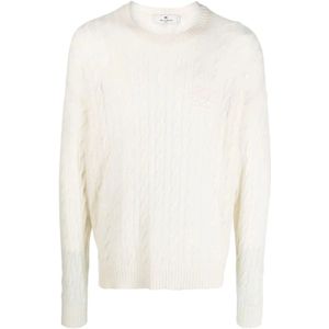 Etro, Heren, Truien, Wit, Maat: M Wol,