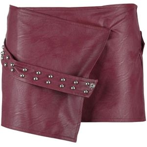 Aniye By, Dames, Rokken, Rood, Maat: M Leer,