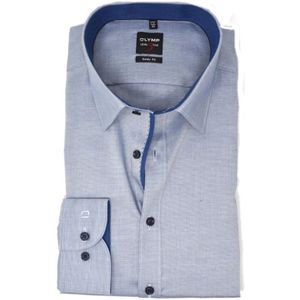Olymp, Heren, Overhemden, Blauw, Maat: 5XL
