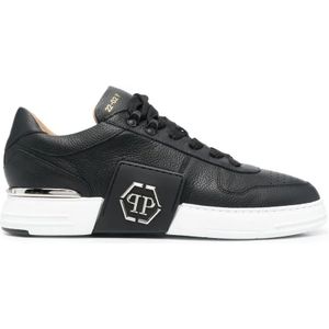 Philipp Plein, Heren, Schoenen, Zwart, Maat: 41 EU Leer,