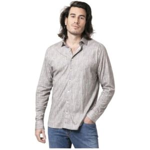 Desoto, Heren, Overhemden, Grijs, Maat: XL Katoen,