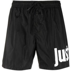 Just Cavalli, Heren, Badkleding, Zwart, Maat: M Poliester,