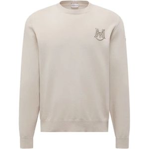 Moncler, Heren, Truien, Beige, Maat: XL
