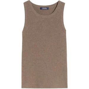 Max Mara, Dames, Truien, Bruin, Maat: M Wol,