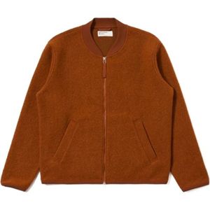 Universal Works, Heren, Jassen, Oranje, Maat: S Wol,