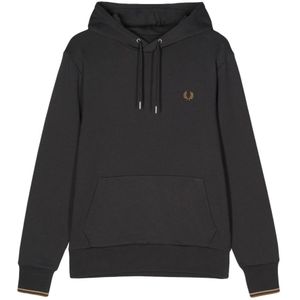 Fred Perry, Heren, Sweatshirts & Hoodies, Grijs, Maat: S Katoen,