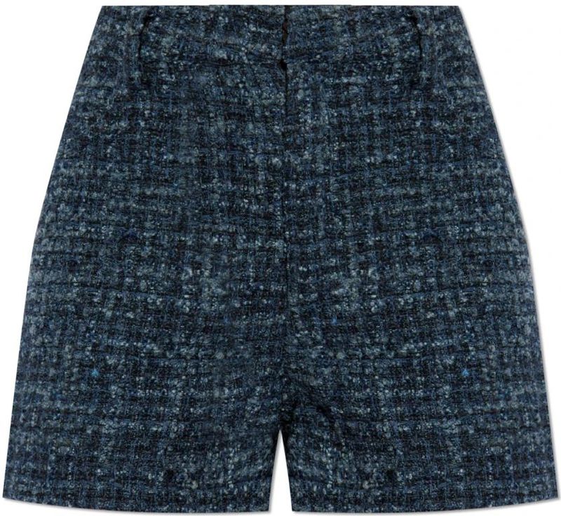 Iro, Dames, Korte broeken, Blauw, Maat: S Tweed,