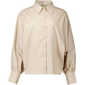Bardou, Dames, Blouses & Shirts, Beige, Maat: M/L