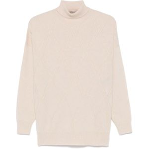 D.Exterior, Dames, Truien, Beige, Maat: S Wol,