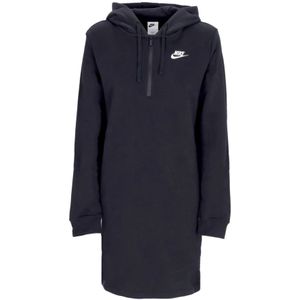 Nike, Dames, Jurken, Zwart, Maat: XS Fleece,