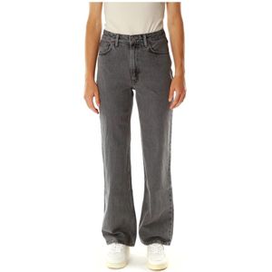 Nudie Jeans, Dames, Jeans, Grijs, Maat: W24 L30 Denim,