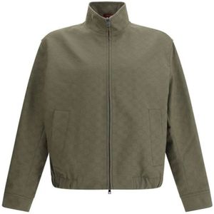 Gucci, Heren, Jassen, Groen, Maat: XL Katoen,