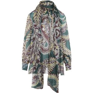 Etro, Dames, Blouses & Shirts, Veelkleurig, Maat: S Zijde,