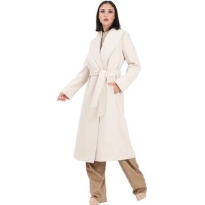 Max Mara, Dames, Mantels, Beige, Maat: S