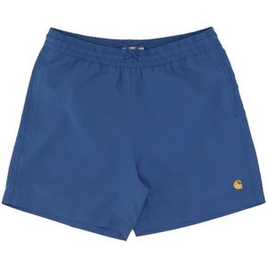 Carhartt Wip, Heren, Badkleding, Blauw, Maat: XL Zijde,