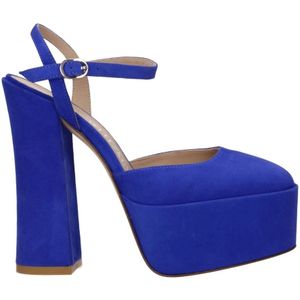 Stuart Weitzman, Dames, Schoenen, Blauw, Maat: 37 EU Leer,