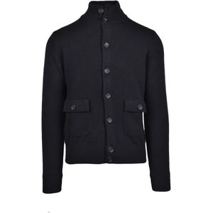 Filippo De Laurentiis, Heren, Truien, Zwart, Maat: M Wol,
