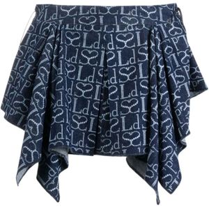 Ludovic de Saint Sernin, Dames, Rokken, Blauw, Maat: S Katoen,