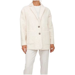 Marella, Dames, Jassen, Wit, Maat: M Poliester,