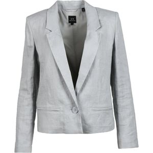 Armani Exchange, Dames, Jassen, Grijs, Maat: XS Katoen,
