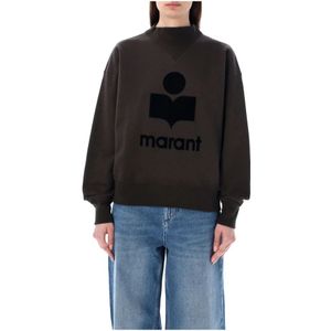 Marant étoile - Moby-GZ - Sweatshirt - Zwart - 88% Katoen - Lange Mouwen