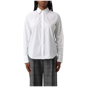 Brunello Cucinelli, Dames, Blouses & Shirts, Wit, Maat: M