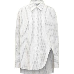 The Attico, Dames, Blouses & Shirts, Wit, Maat: 3XS