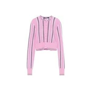 Jacquemus Roze Spiaggia Cardigan Trui , Pink , Dames , Maat: XS