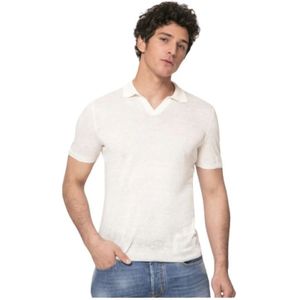 Gran Sasso, Heren, Tops, Wit, Maat: 3XL Linnen,