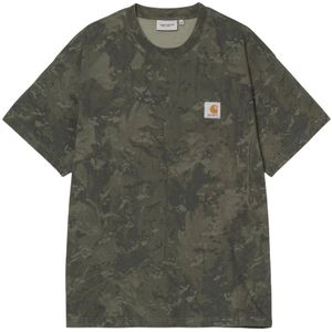 Carhartt Wip, Heren, Tops, Groen, Maat: S Katoen,