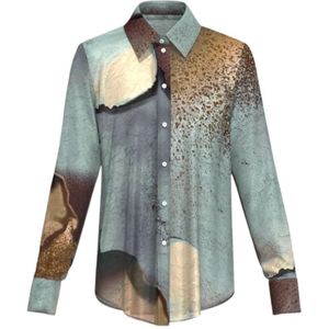 Marella, Dames, Blouses & Shirts, Veelkleurig, Maat: 2XS Denim,