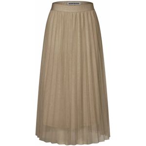 Street One, Dames, Rokken, Beige, Maat: S Poliester,