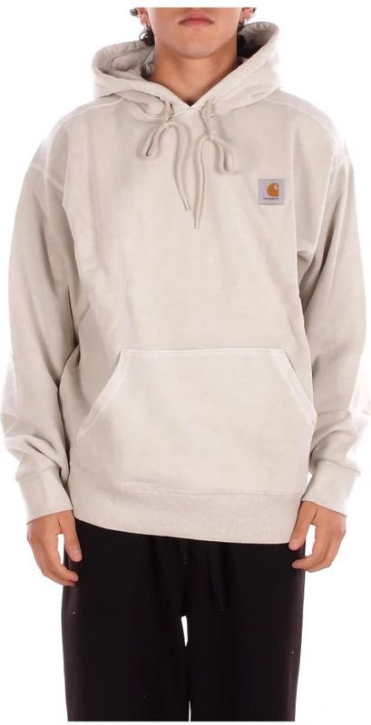 Carhartt Wip, Heren, Sweatshirts & Hoodies, Beige, Maat: M Katoen,