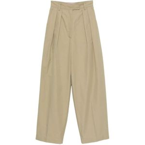 La DoubleJ, Dames, Broeken, Groen, Maat: S Katoen,