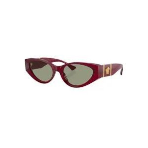 Versace Moderne Zonnebril , Red , Dames , Maat: 55 MM
