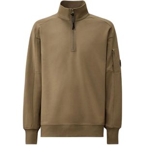 C.p. Company, Heren, Sweatshirts & Hoodies, Grijs, Maat: L Katoen,