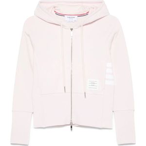 Thom Browne, Dames, Sweatshirts & Hoodies, Roze, Maat: XS Zijde,