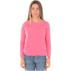 Liu Jo, Dames, Truien, Roze, Maat: M Katoen,